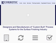 Tablet Screenshot of corrotec.com